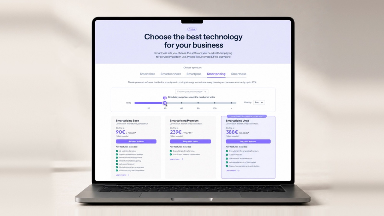 Abstract placeholder artwork for SaaS