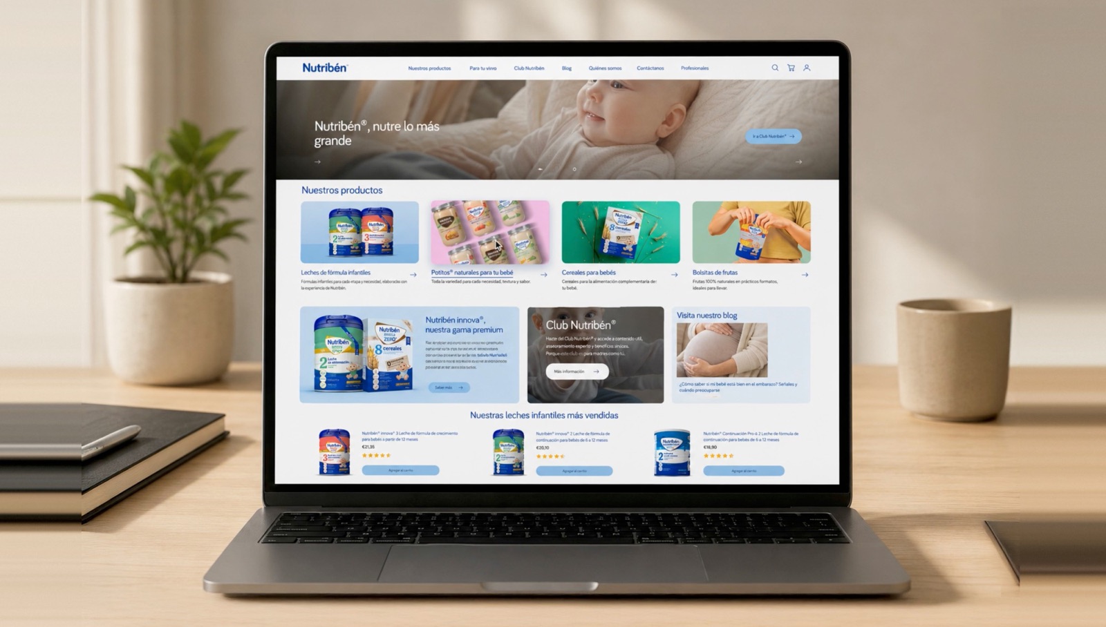 Abstract placeholder artwork for Nutribén